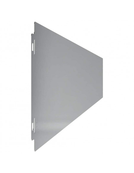 Bordure per Prato 10 pz 15x103 cm Acciaio Zincato