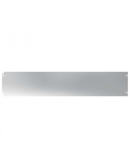 Bordure per Prato 10 pz 20x103 cm Acciaio Zincato