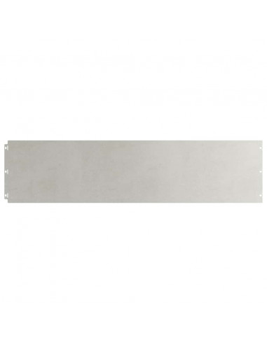 Bordure per Prato 10 pz 25x103 cm Acciaio Inossidabile