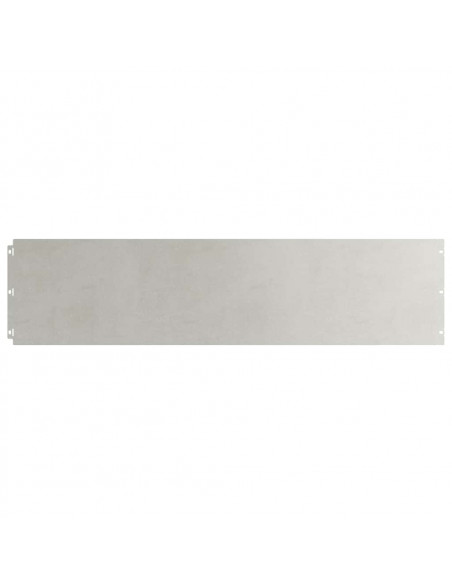 Bordure per Prato 10 pz 25x103 cm Acciaio Inossidabile