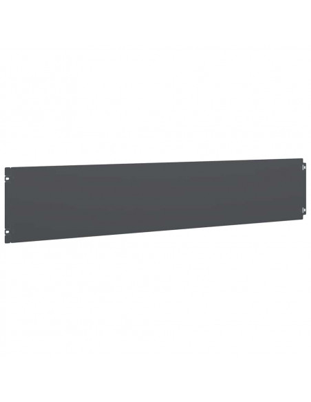Bordure per Prato 10 pz Antracite Acciaio Laminato a Freddo