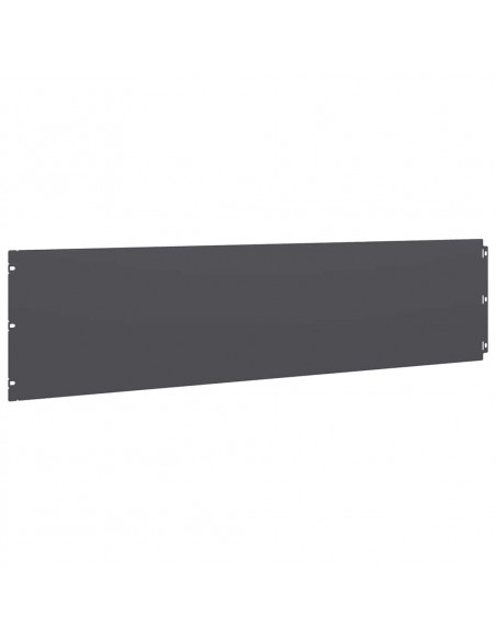 Bordure per Prato 10 pz Antracite Acciaio Laminato a Freddo