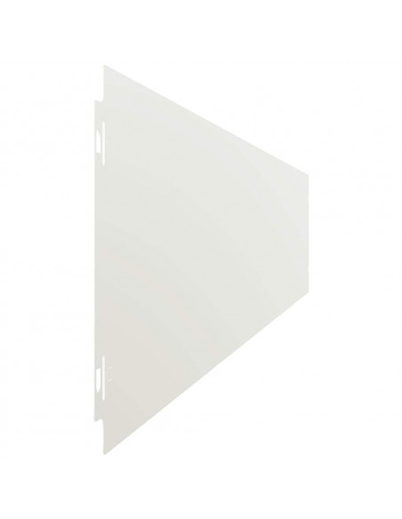 Bordure per Prato 10 pz Bianchi Acciaio Laminato a Freddo