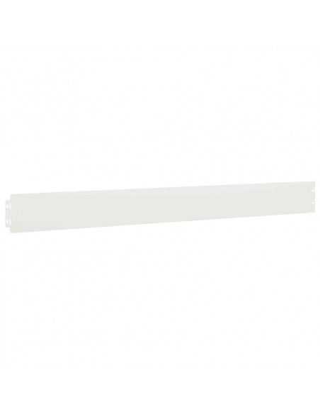 Bordure per Prato 10 pz Bianchi Acciaio Laminato a Freddo