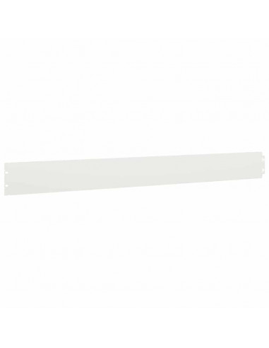 Bordure per Prato 10 pz Bianchi Acciaio Laminato a Freddo