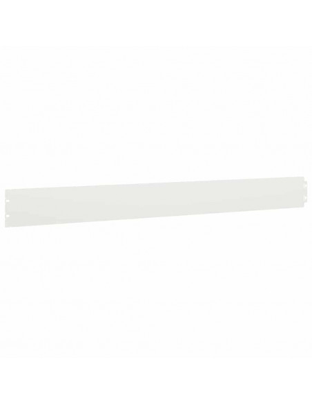 Bordure per Prato 10 pz Bianchi Acciaio Laminato a Freddo