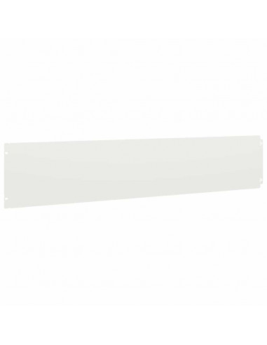 Bordure per Prato 10 pz Bianchi Acciaio Laminato a Freddo