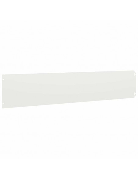 Bordure per Prato 10 pz Bianchi Acciaio Laminato a Freddo