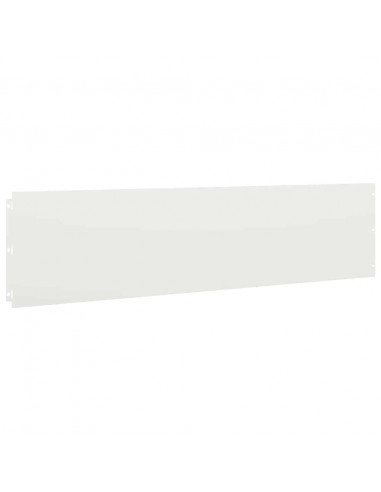 Bordure per Prato 10 pz Bianchi Acciaio Laminato a Freddo