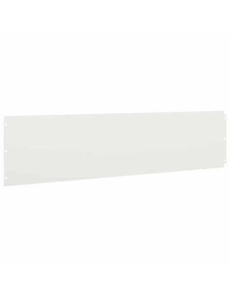 Bordure per Prato 10 pz Bianchi Acciaio Laminato a Freddo