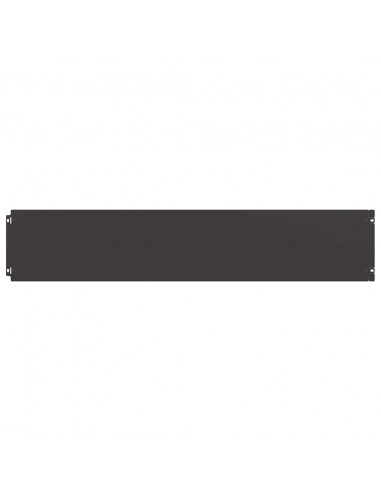 Bordure per Prato 10 pz Nere Acciaio Laminato a Freddo