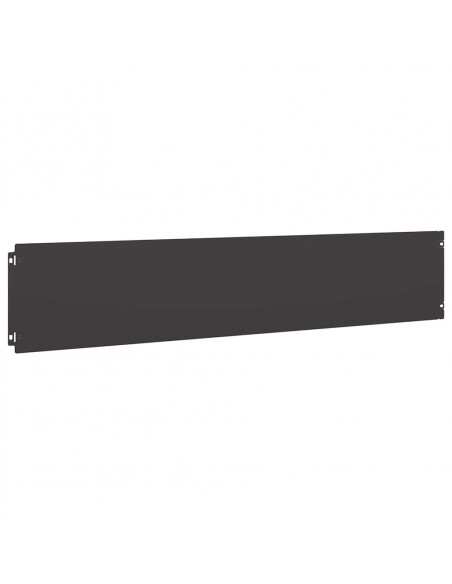 Bordure per Prato 10 pz Nere Acciaio Laminato a Freddo