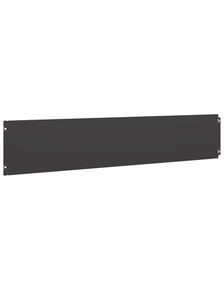 Bordure per Prato 10 pz Nere Acciaio Laminato a Freddo