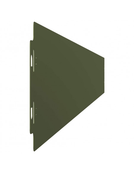 Bordure per Prato 10 pz Verde Oliva Acciaio Laminato a Freddo