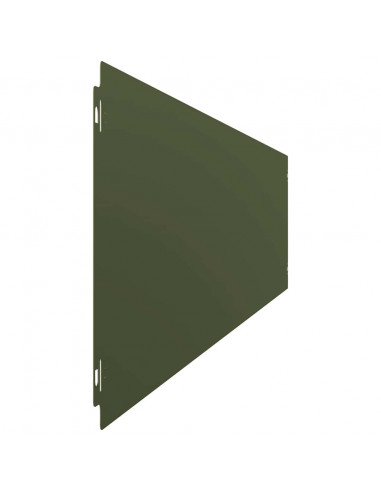 Bordure per Prato 10 pz Verde Oliva Acciaio Laminato a Freddo