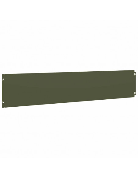Bordure per Prato 10 pz Verde Oliva Acciaio Laminato a Freddo