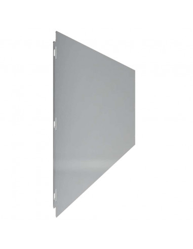 Bordure per Prato 20 pz 25x103 cm Acciaio Zincato