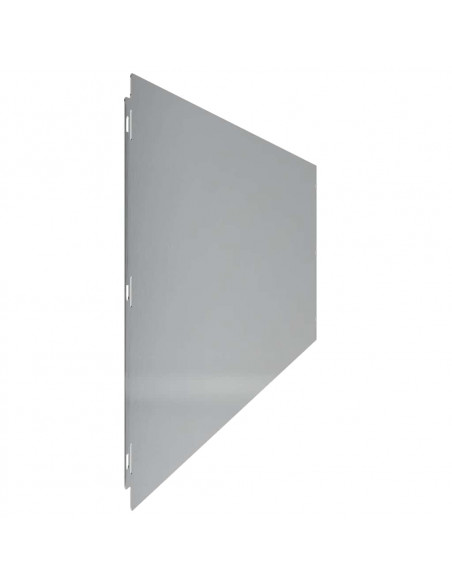 Bordure per Prato 20 pz 25x103 cm Acciaio Zincato