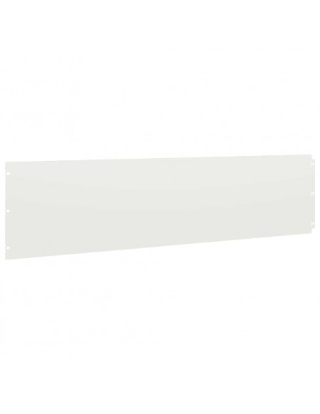 Bordure per Prato 20 pz Bianchi Acciaio Laminato a Freddo