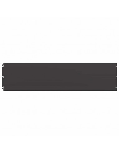 Bordure per Prato 20 pz Nere Acciaio Laminato a Freddo