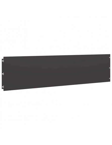 Bordure per Prato 20 pz Nere Acciaio Laminato a Freddo