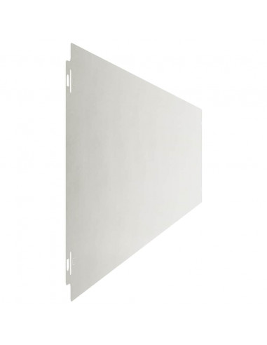 Bordure per Prato 30 pz 20x103 cm Acciaio Inossidabile