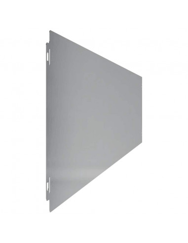 Bordure per Prato 30 pz 20x103 cm Acciaio Zincato