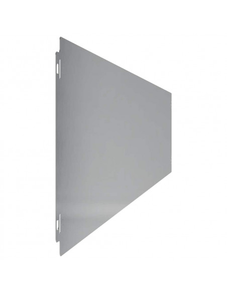 Bordure per Prato 30 pz 20x103 cm Acciaio Zincato