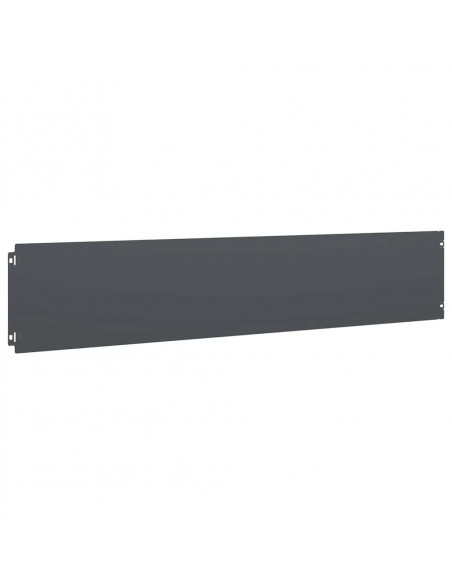 Bordure per Prato 30 pz Antracite Acciaio Laminato a Freddo