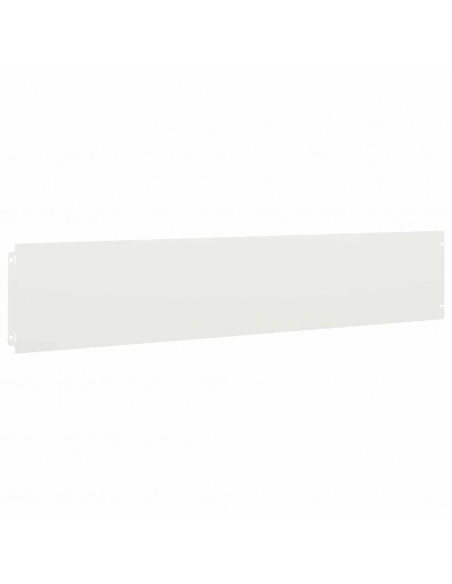 Bordure per Prato 30 pz Bianchi Acciaio Laminato a Freddo