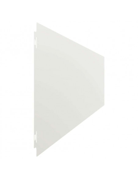 Bordure per Prato 30 pz Bianchi Acciaio Laminato a Freddo