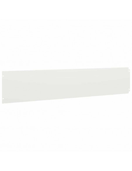 Bordure per Prato 30 pz Bianchi Acciaio Laminato a Freddo