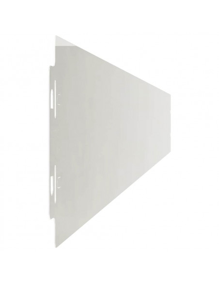 Bordure per Prato 50 pz 10x103 cm Acciaio Inossidabile