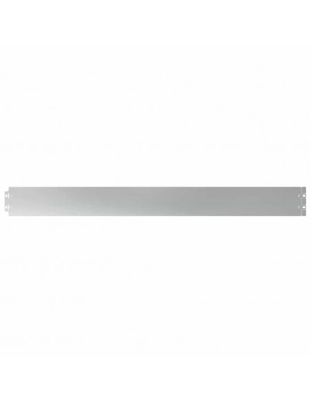 Bordure per Prato 50 pz 10x103 cm Acciaio Zincato
