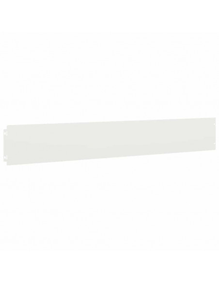 Bordure per Prato 50 pz Bianchi Acciaio Laminato a Freddo