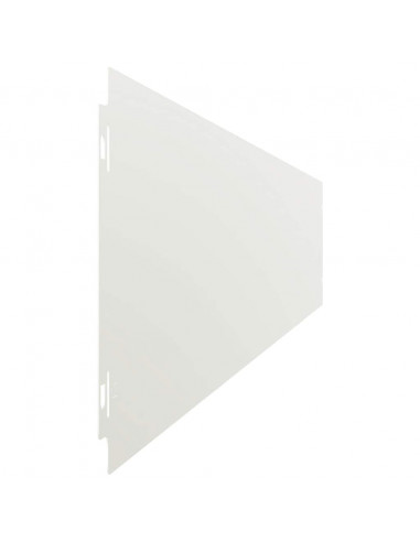 Bordure per Prato 50 pz Bianchi Acciaio Laminato a Freddo