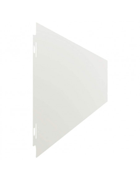 Bordure per Prato 50 pz Bianchi Acciaio Laminato a Freddo