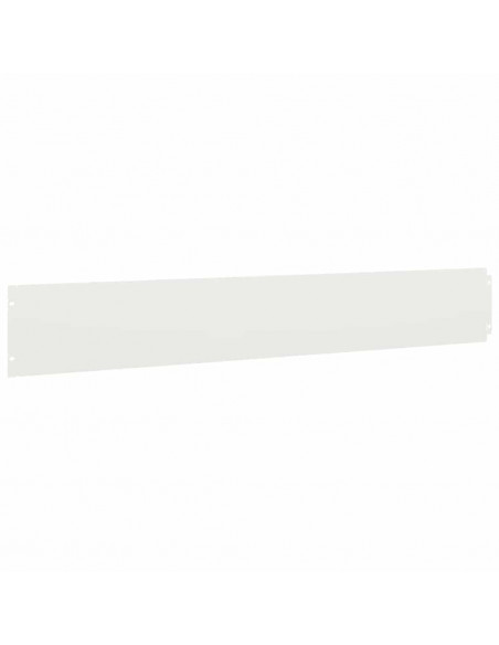 Bordure per Prato 50 pz Bianchi Acciaio Laminato a Freddo