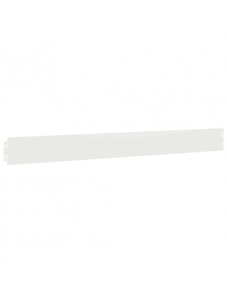 Bordure per Prato 50 pz Bianchi Acciaio Laminato a Freddo