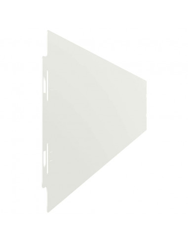 Bordure per Prato 50 pz Bianchi Acciaio Laminato a Freddo