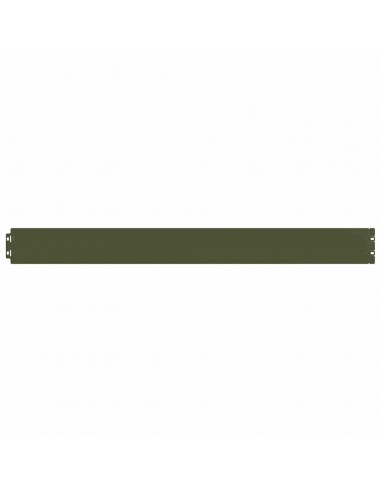 Bordure per Prato 50 pz Verde Oliva Acciaio Laminato a Freddo