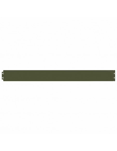 Bordure per Prato 50 pz Verde Oliva Acciaio Laminato a Freddo