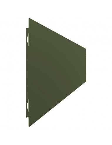 Bordure per Prato 50 pz Verde Oliva Acciaio Laminato a Freddo