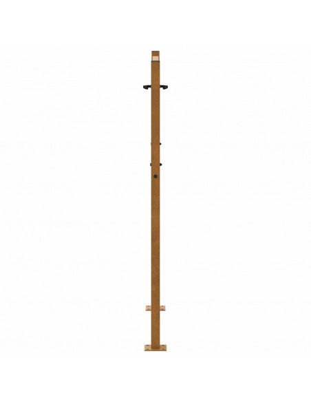 Cancello da Giardino 105x130 cm Acciaio Corten Design a Croce