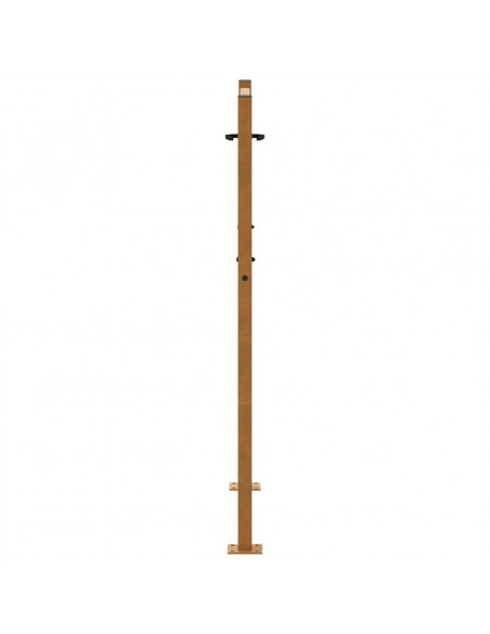 Cancello da Giardino 105x130 cm Acciaio Corten Design a Traccia