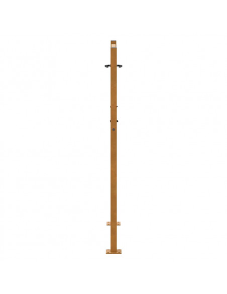 Cancello da Giardino 105x130 cm Acciaio Corten Design Leggero
