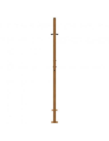 Cancello da Giardino 105x155 cm Acciaio Corten Design a Croce