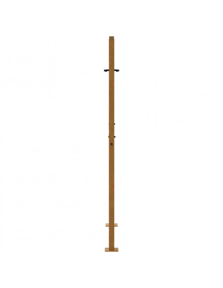 Cancello da Giardino 105x155 cm Acciaio Corten Design a Croce
