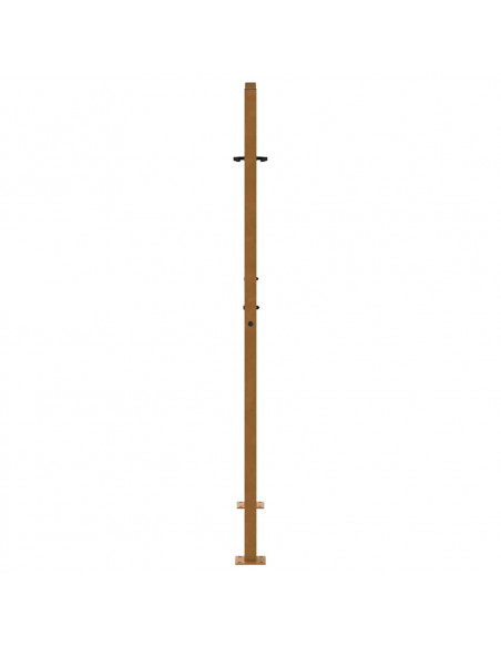 Cancello da Giardino 105x155 cm Acciaio Corten Design a Fiamma