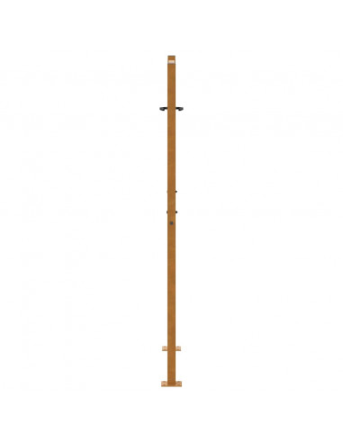 Cancello da Giardino 105x155 cm Acciaio Corten Design a Foglia